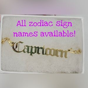 Zodiac name necklaces (i have this item cheaper shipping on mercari)